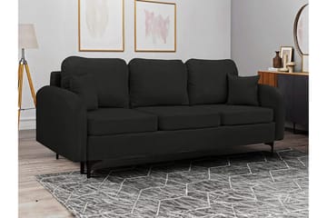 Knocklong 2-sits Bäddsoffa NO_BRAND Black - Møbler - Sofaer - Sovesofaer - 2 seters sovesofa