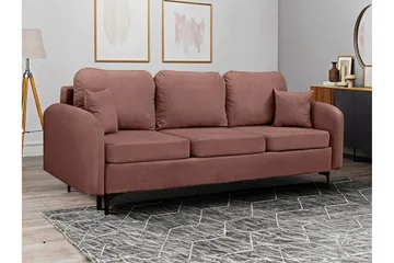 Knocklong 2-sits Bäddsoffa NO_BRAND Brown - Møbler - Sofaer - Sovesofaer - 2 seters sovesofa