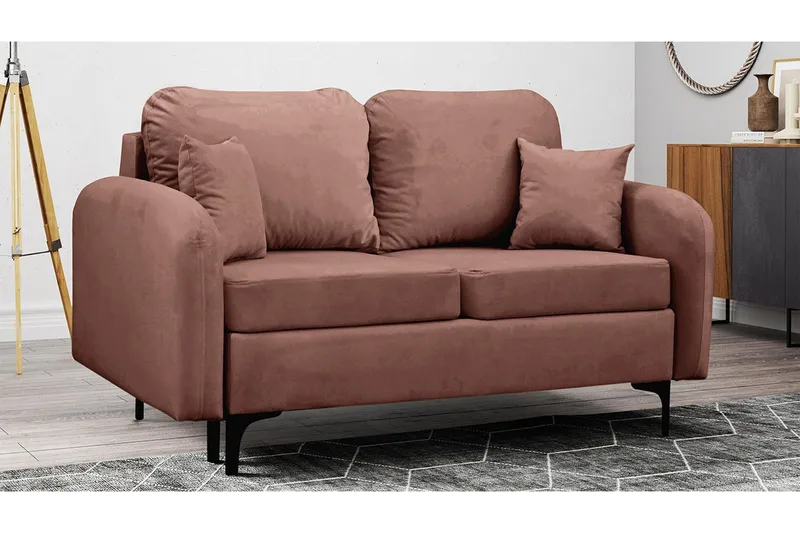 Knocklong 2-sits Bäddsoffa NO_BRAND Brown - Møbler - Sofaer - Sovesofaer - 2 seters sovesofa