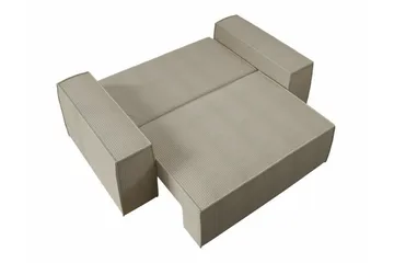 Knocklong 2-sits Bäddsoffa NO_BRAND Cream - Møbler - Sofaer - Sovesofaer - 2 seters sovesofa