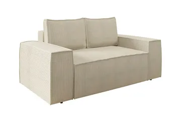 Knocklong 2-sits Bäddsoffa NO_BRAND Cream - Møbler - Sofaer - Sovesofaer - 2 seters sovesofa