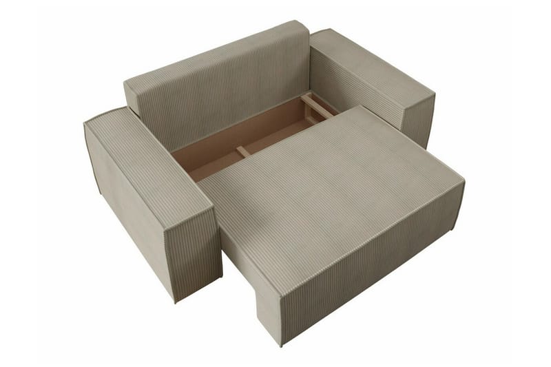 Knocklong 2-sits Bäddsoffa NO_BRAND Cream - Møbler - Sofaer - Sovesofaer - 2 seters sovesofa
