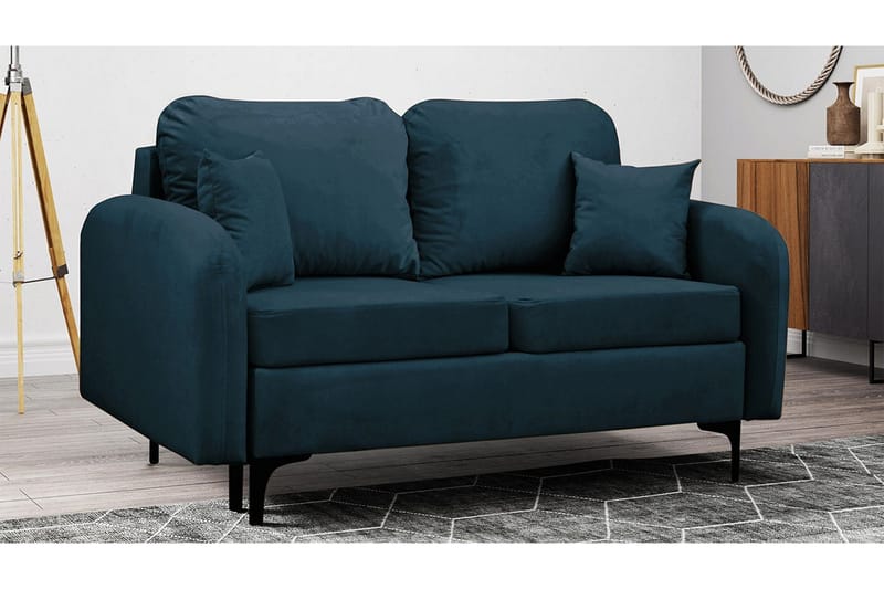 Knocklong 2-sits Bäddsoffa NO_BRAND Dark blue - Møbler - Sofaer - Sovesofaer - 2 seters sovesofa