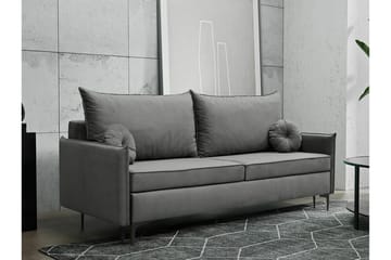 Knocklong 2-sits Bäddsoffa NO_BRAND Dark grey - Møbler - Sofaer - Sovesofaer - 2 seters sovesofa