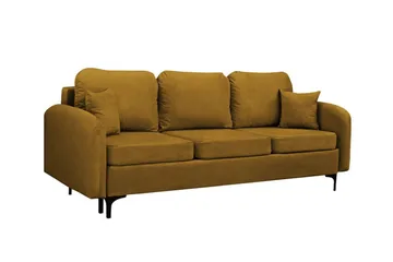 Knocklong 2-sits Bäddsoffa NO_BRAND Yellow-Green - Møbler - Sofaer - Sovesofaer - 2 seters sovesofa