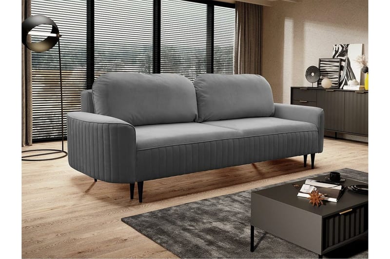 Laytown 2-sits Bäddsoffa Dark grey - Møbler - Sofaer - Sovesofaer - 2 seters sovesofa