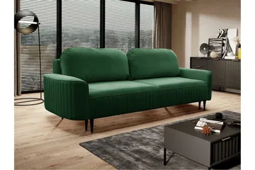 Laytown 2-sits Bäddsoffa NO_BRAND Green - Møbler - Sofaer - Sovesofaer - 2 seters sovesofa