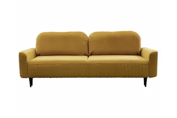 Laytown 2-sits Bäddsoffa NO_BRAND Yellow - Møbler - Sofaer - Sovesofaer - 2 seters sovesofa