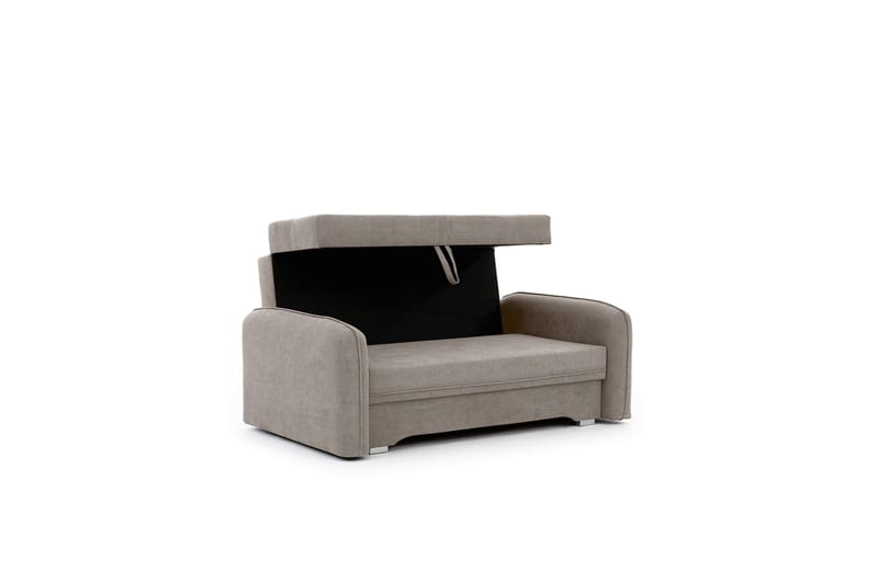 Manita Sovesofa med Oppbevaring 2-seter - Beige - Møbler - Sofaer - Sovesofaer - 2 seters sovesofa