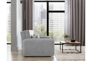 Manita Sovesofa med Oppbevaring 2-seter - Grå - Møbler - Sofaer - Sovesofaer - 2 seters sovesofa