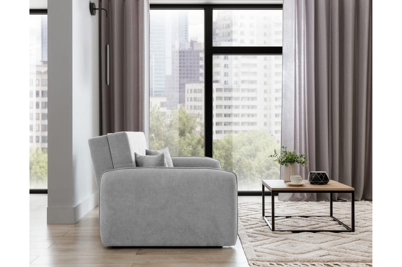 Manita Sovesofa med Oppbevaring 2-seter - Grå - Møbler - Sofaer - Sovesofaer - 2 seters sovesofa