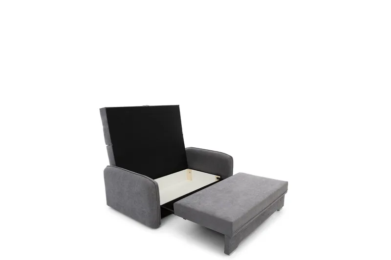 Manita Sovesofa med Oppbevaring 2-seter - Grå - Møbler - Sofaer - Sovesofaer - 2 seters sovesofa