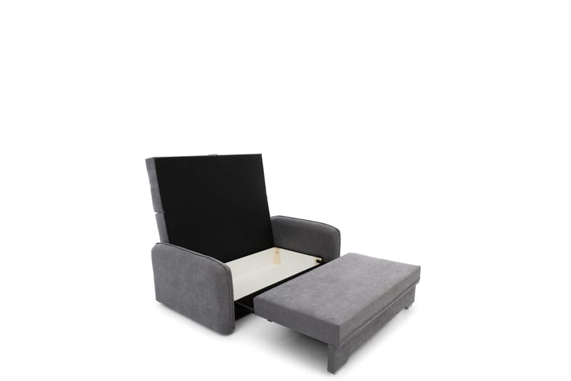 Manita Sovesofa med Oppbevaring 2-seter - Grå - Møbler - Sofaer - Sovesofaer - 2 seters sovesofa
