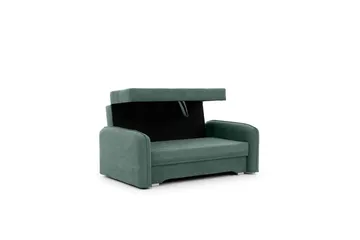 Manita Sovesofa med Oppbevaring 2-seter - Grønn - Møbler - Sofaer - Sovesofaer - 2 seters sovesofa