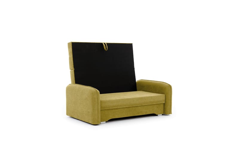 Manita Sovesofa med Oppbevaring 2-seter - Gul - Møbler - Sofaer - Sovesofaer - 2 seters sovesofa