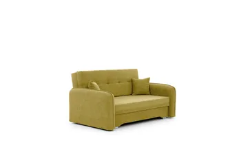 Manita Sovesofa med Oppbevaring 2-seter - Gul - Møbler - Sofaer - Sovesofaer - 2 seters sovesofa