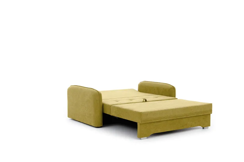 Manita Sovesofa med Oppbevaring 2-seter - Gul - Møbler - Sofaer - Sovesofaer - 2 seters sovesofa