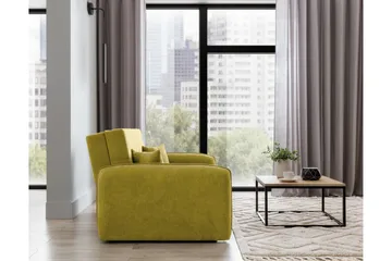 Manita Sovesofa med Oppbevaring 2-seter - Gul - Møbler - Sofaer - Sovesofaer - 2 seters sovesofa