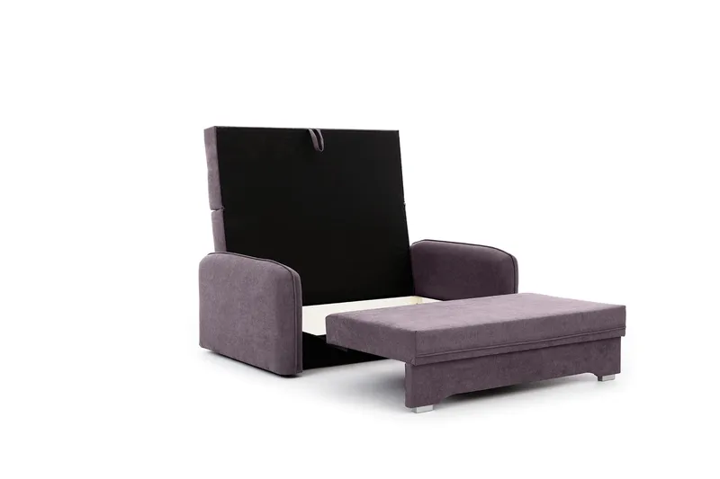 Manita Sovesofa med Oppbevaring 2-seter - Lilla - Møbler - Sofaer - Sovesofaer - 2 seters sovesofa