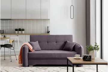 Manita Sovesofa med Oppbevaring 2-seter - Lilla - Møbler - Sofaer - Sovesofaer - 2 seters sovesofa