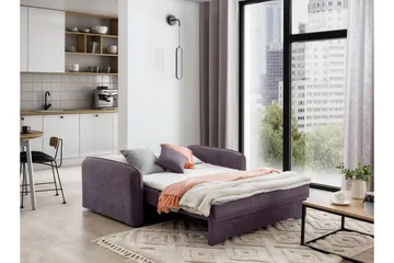 Manita Sovesofa med Oppbevaring 2-seter - Lilla - Møbler - Sofaer - Sovesofaer - 2 seters sovesofa