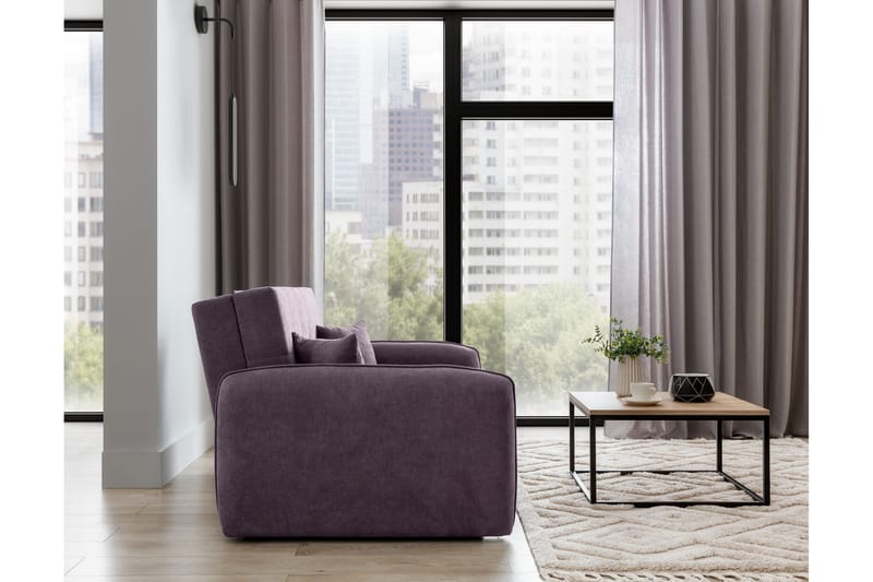 Manita Sovesofa med Oppbevaring 2-seter - Lilla - Møbler - Sofaer - Sovesofaer - 2 seters sovesofa