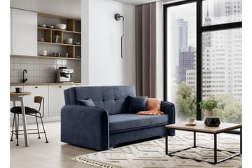 Manita Sovesofa med Oppbevaring 2-seter - Mørkeblå - Møbler - Sofaer - Sovesofaer - 2 seters sovesofa