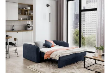 Manita Sovesofa med Oppbevaring 2-seter - Mørkeblå - Møbler - Sofaer - Sovesofaer - 2 seters sovesofa