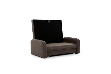 Manita Sovesofa med Oppbevaring 2-seter - Mørkebrun - Møbler - Sofaer - Sovesofaer - 2 seters sovesofa