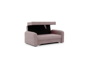 Manita Sovesofa med Oppbevaring 2-seter - Rosa - Møbler - Sofaer - Sovesofaer - 2 seters sovesofa
