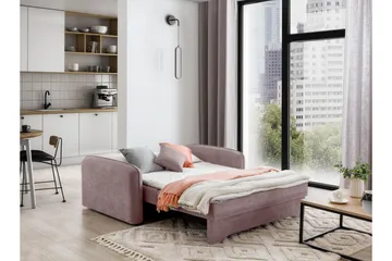 Manita Sovesofa med Oppbevaring 2-seter - Rosa - Møbler - Sofaer - Sovesofaer - 2 seters sovesofa