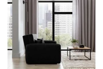 Manita Sovesofa med Oppbevaring 2-seter - Svart - Møbler - Sofaer - Sovesofaer - 2 seters sovesofa