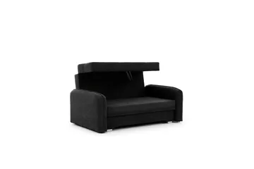 Manita Sovesofa med Oppbevaring 2-seter - Svart - Møbler - Sofaer - Sovesofaer - 2 seters sovesofa
