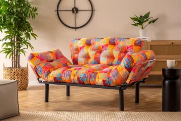 Maryborough Sovesofa 2-seter 155x73 cm - Flerfarget - Møbler - Sofaer - Sovesofaer - 2 seters sovesofa