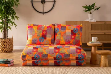 Maydena Sovesofa 2-seter 185x120 cm - Flerfarget - Møbler - Sofaer - Sovesofaer - 2 seters sovesofa