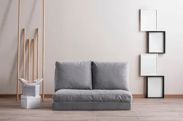 Maydena Sovesofa 2-seters 120x185 - Grå - Møbler - Sofaer - Sovesofaer - 2 seters sovesofa