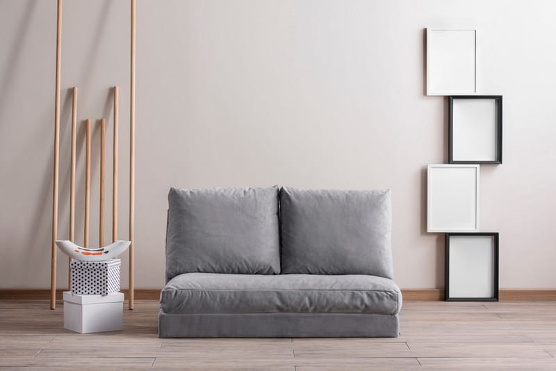 Maydena Sovesofa 2-seters 120x185 - Grå - Møbler - Sofaer - Sovesofaer - 2 seters sovesofa