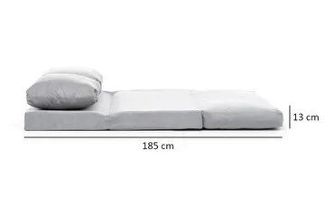 Maydena Sovesofa 2-seters 120x185 - Grå - Møbler - Sofaer - Sovesofaer - 2 seters sovesofa