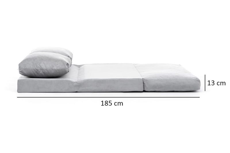 Maydena Sovesofa 2-seters 120x185 - Grå - Møbler - Sofaer - Sovesofaer - 2 seters sovesofa