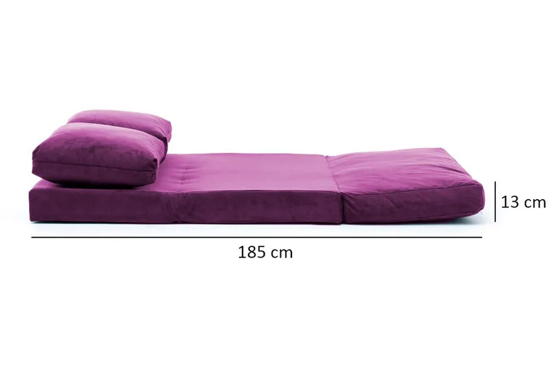 Maydena Sovesofa 2-seters 120x185 - Lilla - Møbler - Sofaer - Sovesofaer - 2 seters sovesofa