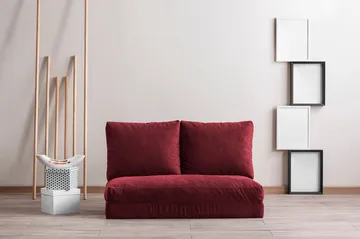 Maydena Sovesofa 2-seters 120x185 - Maroon - Møbler - Sofaer - Sovesofaer - 2 seters sovesofa