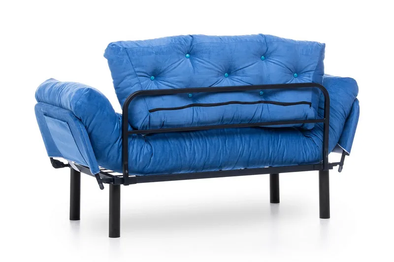 Mezonzo 2-seter Sovesofa - Blå - Møbler - Sofaer - Sovesofaer - 2 seters sovesofa