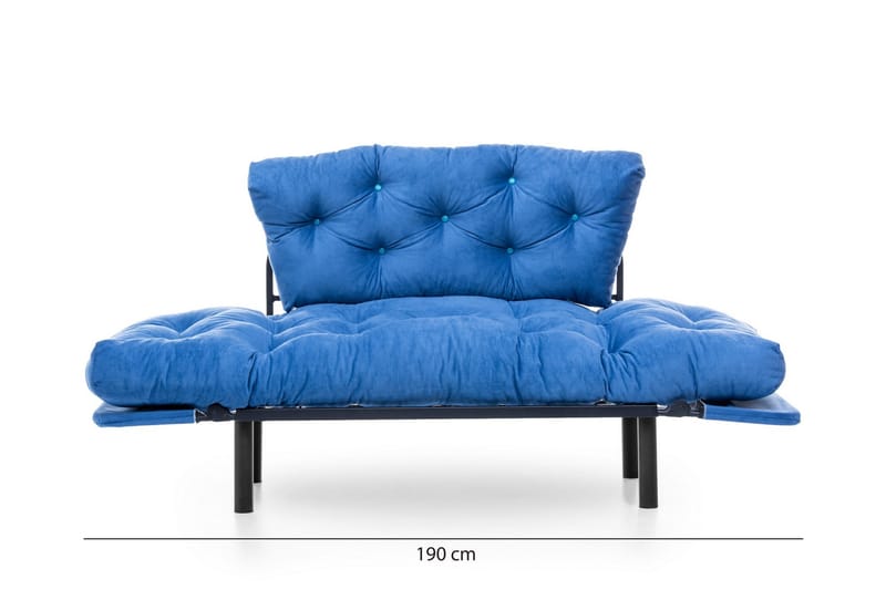 Mezonzo 2-seter Sovesofa - Blå - Møbler - Sofaer - Sovesofaer - 2 seters sovesofa
