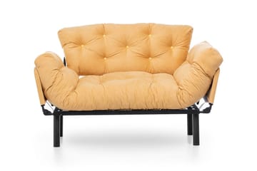 Mezonzo 2-seter Sovesofa - Gul - Møbler - Sofaer - Sovesofaer - 2 seters sovesofa