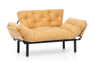 Mezonzo 2-seter Sovesofa - Gul - Møbler - Sofaer - Sovesofaer - 2 seters sovesofa