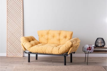 Mezonzo 2-seter Sovesofa - Gul - Møbler - Sofaer - Sovesofaer - 2 seters sovesofa