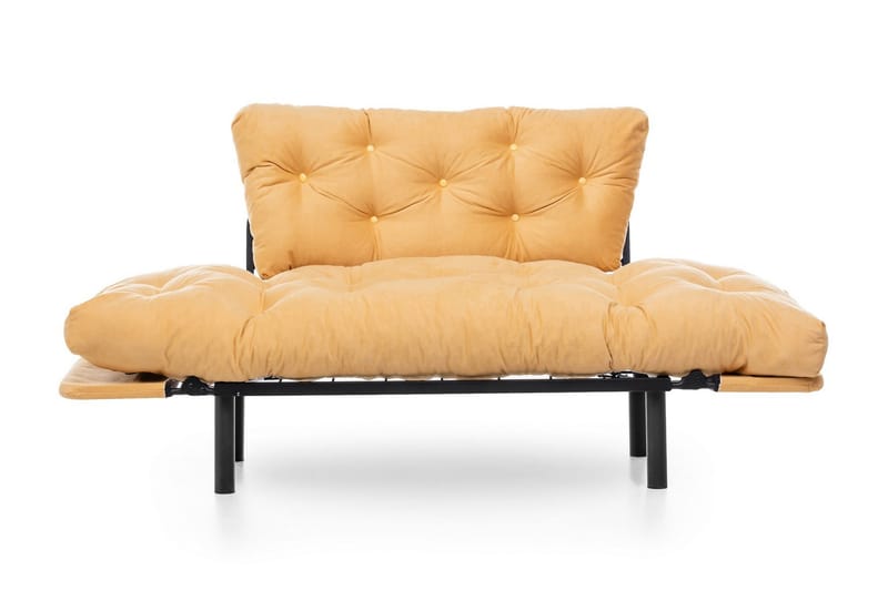 Mezonzo 2-seter Sovesofa - Gul - Møbler - Sofaer - Sovesofaer - 2 seters sovesofa