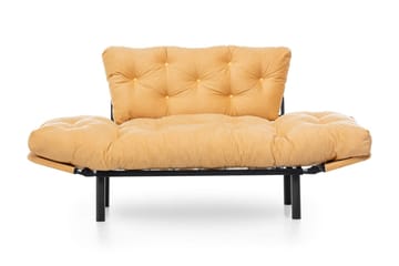 Mezonzo 2-seter Sovesofa - Gul - Møbler - Sofaer - Sovesofaer - 2 seters sovesofa