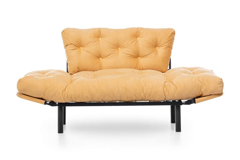 Mezonzo 2-seter Sovesofa - Gul - Møbler - Sofaer - Sovesofaer - 2 seters sovesofa