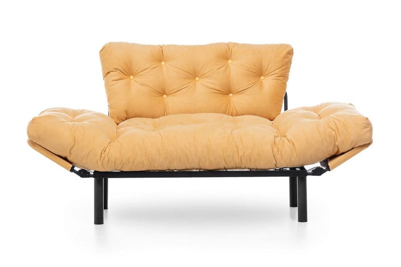 Mezonzo 2-seter Sovesofa - Gul - Møbler - Sofaer - Sovesofaer - 2 seters sovesofa